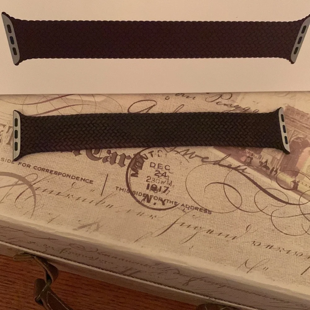 Apple Watch Braided Solo Loop (Dark Cherry)